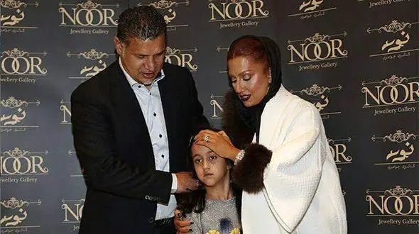 اولین واکنش همسر علی دایی به توهین به قد علی دایی!