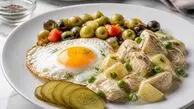 طرز تهیه نیمرو الویه؛ یک صبحانه متفاوت و خوشمزه