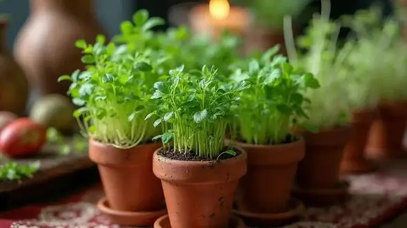 روش کاشت سبزه عید فوری با موفقیت 100 درصدی