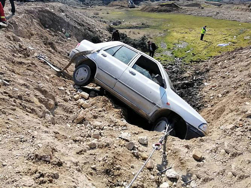 برخورد مرگبار پراید با عابر پیاده در بزرگراه شهید بابایی 