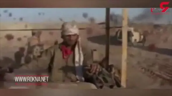 لحظه دردناک اصابت گلوله به سر یک رزمنده‌ + فیلم