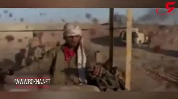 لحظه دردناک اصابت گلوله به سر یک رزمنده‌ + فیلم