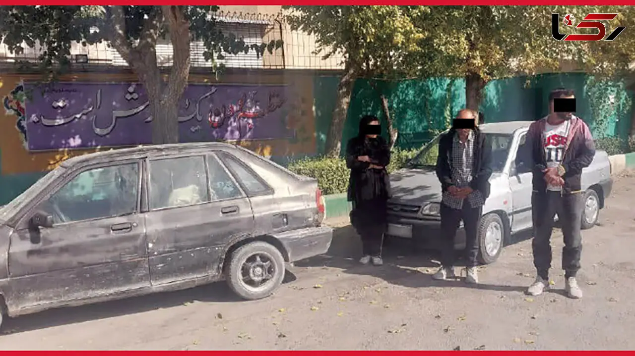انهدام باند حرفه‌ای سرقت پراید در مشهد