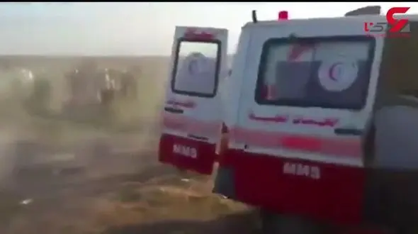 اقدام وحشیانه نظامیان صهیونیست در برابر آمبولانس فلسطینی+فیلم