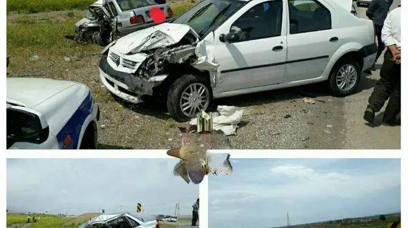 یک کشته و سه مجروح در حادثه رانندگی 