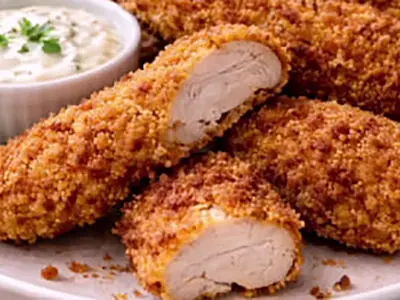 طرز تهیه مرغ سوخاری خونگی کرانچی / فیلم