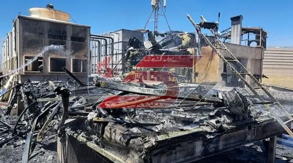 مهار آتش‌سوزی گسترده چیلرهای مجتمع تجاری در خیابان صابونیان / عملیات نفس‌گیر آتش‌نشانان در میدان شوش تهران