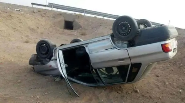 واژگونی پراید با یک کشته و 3 مجروح