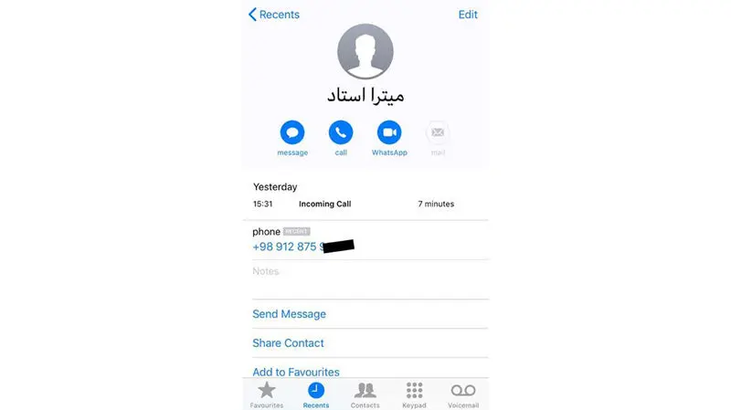 پیامک میترا نجفی 