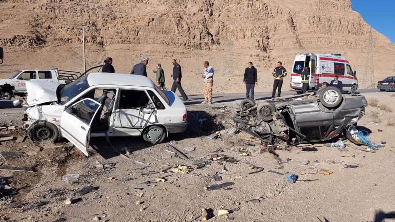 6 کشته و مجروح در تصادف پراید 2 در جاده جنگلی گلستان
