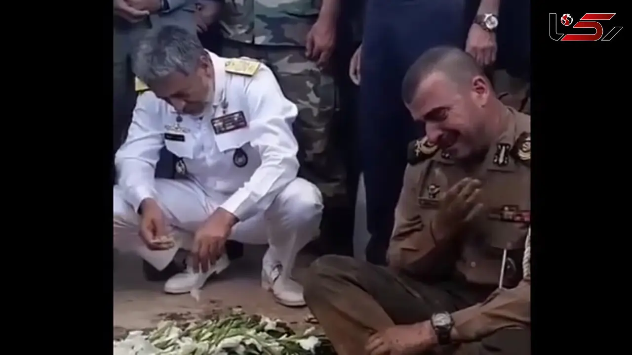 فیلم گریه جگرسوز فرمانده عالیرتبه ارتش وایرال شد ! /  امیر سرتیپ  سید محمد رضا حسینی درس انسانیت داد ! 