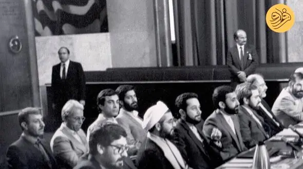 عکس تاریخی تیم مذاکره‌کننده ایرانی قطعنامه 598