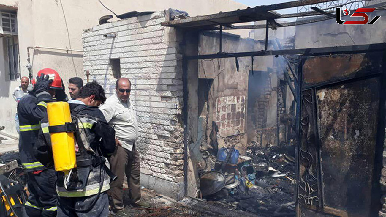 جزئیات آتش سوزی مرگبار در آبادان  +تصاویر