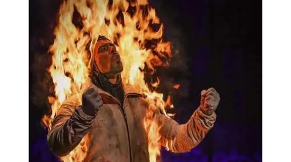 حادثه برای بدلکار مشهور ایرانی در صحنه ای که آمادگی برایش نبود! + فیلم دلهره آور