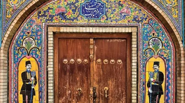 داستان های تاریخی روی کاشی های کاخ گلستان + عکس