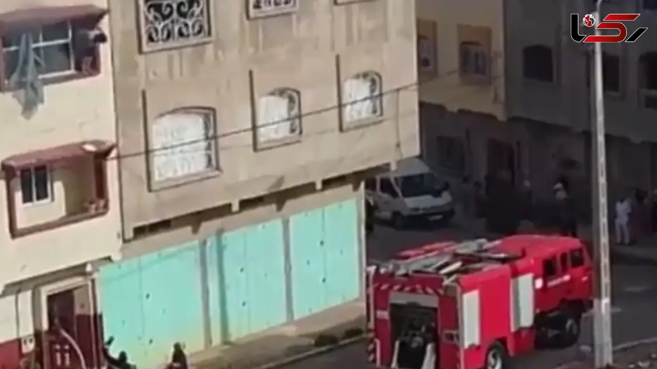 فیلم لحظه خودکشی یک مرد جوان با پریدن از ساختمان + فیلم