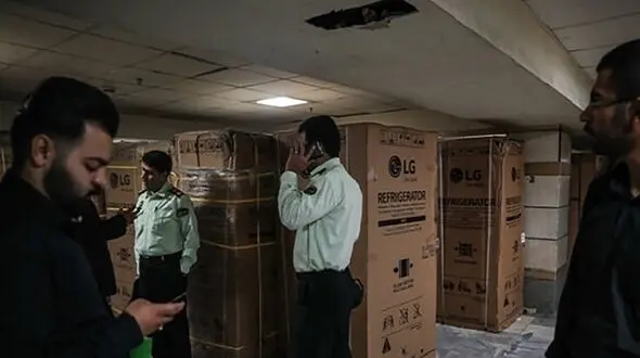 کشف محموله مایکرویو قاچاق در اصفهان