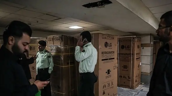 کشف محموله مایکرویو قاچاق در اصفهان