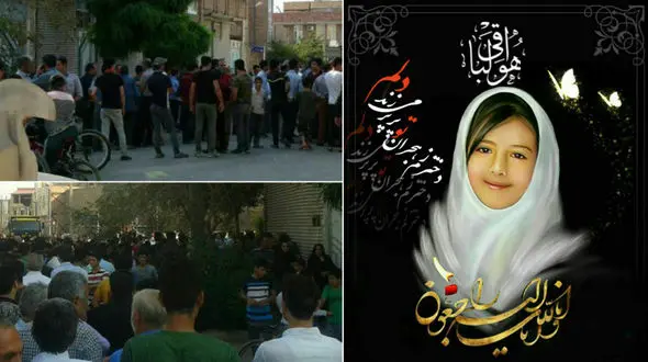 التهاب در پارس آباد / واکنش مردم به ماجرای قتل هولناک آتنا کوچولو + فیلم و عکس 