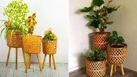 مدل‌ های جذاب گلدان بامبو حصیری که خانه شما را خاص می‌ کند
