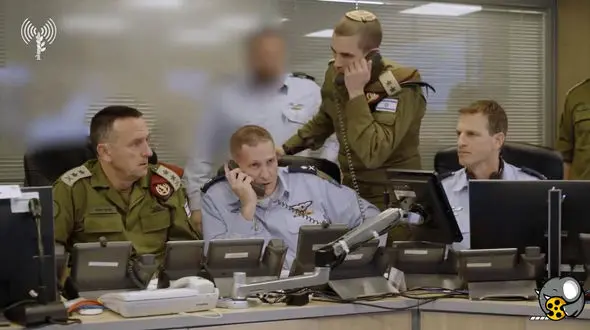 دستور حمله به اهداف نظامی از پناهگاهی زیر زمینی در تل آویو