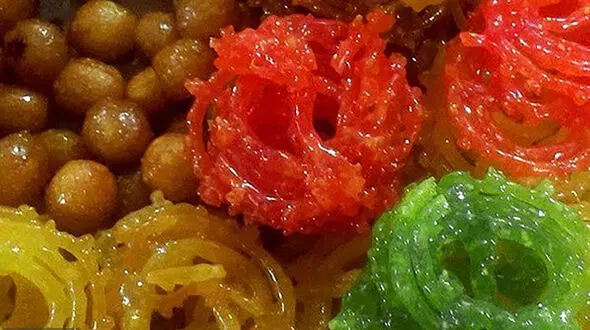 زولبیا و بامیه رنگی نخرید 