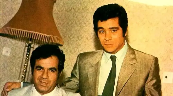 عکس سفر در زمان / دیدار «ناصر ملک مطیعی و بهروز وثوقی» در پیری؛ دهه 80