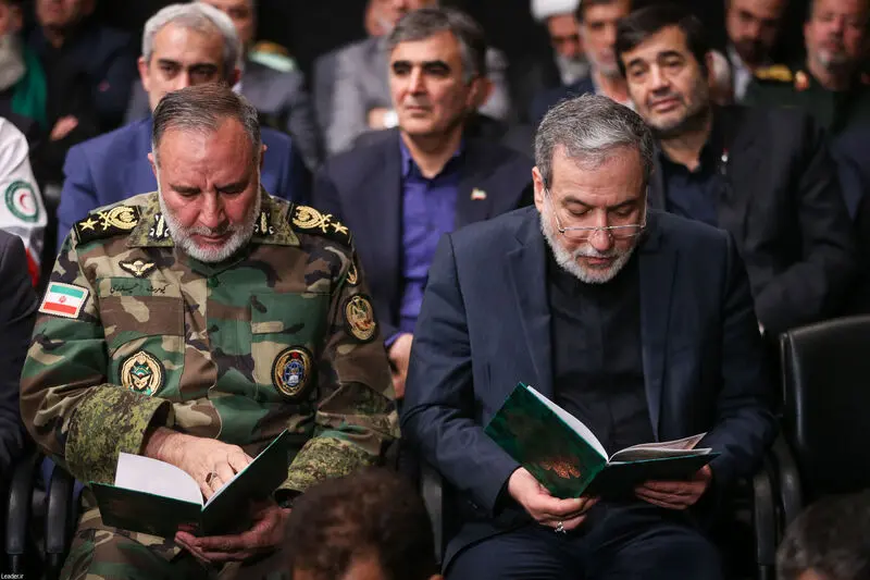 رهبر انقلاب حضرت آیت الله خامنه ای در مراسم بزرگداشت شهدای جنگ تحمیلی اخیر 7-5-1404