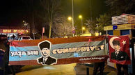 تجمع مقابل سفارت عربستان پس از لغو سوپرکاپ ترکیه + عکس‌