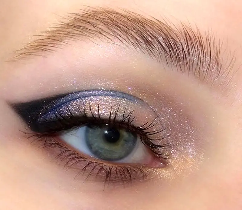 آرایش چشم ساده دخترانه بدون خط چشم