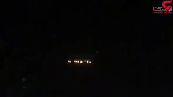 ناپدید شدن یوفو پس از نزدیک شدن جنگنده نظامی! + فیلم