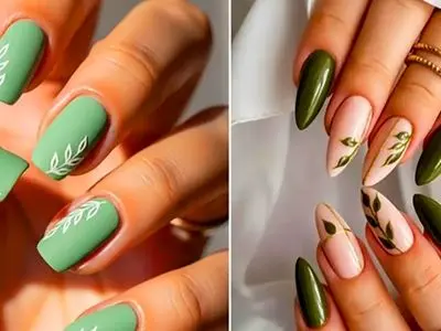 طرح های جدید دیزاین ناخن سبز فانتزی؛ 15 مدل شیک و متنوع