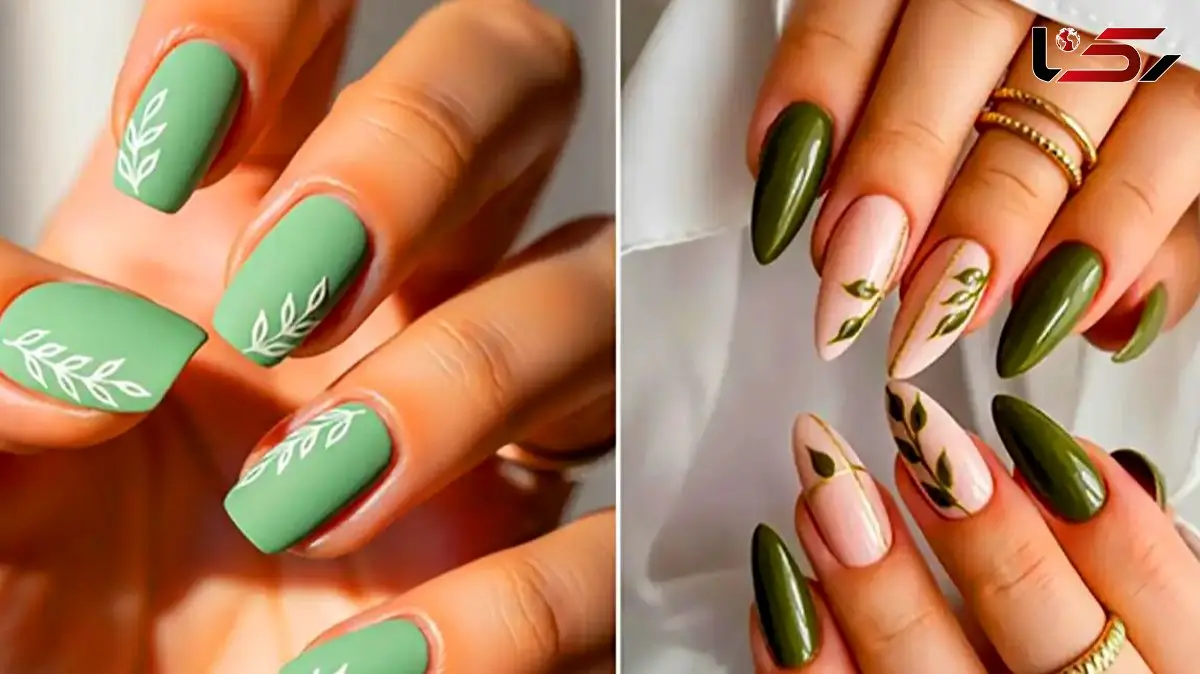 طرح های جدید دیزاین ناخن سبز فانتزی؛ 15 مدل شیک و متنوع