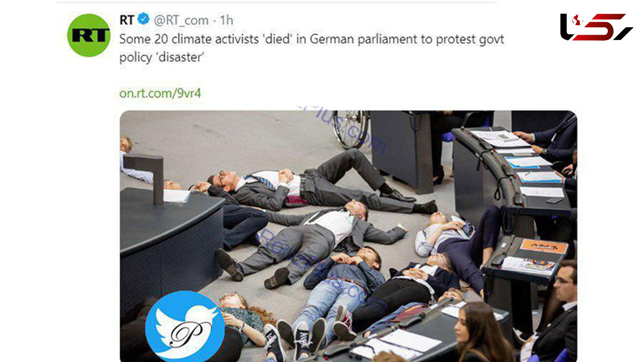 شهروندانی که در پارلمان خود را به مردن زدند +عکس