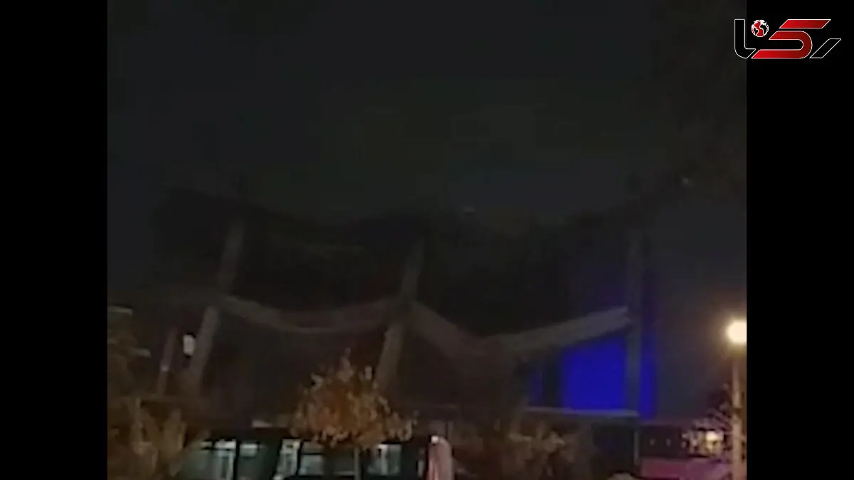 فیلم وحشتناک از ریزش ساختمان بتنی در حال ساخت / آتش نشانان مشهدی جلوی یک فاجعه را گرفتند 