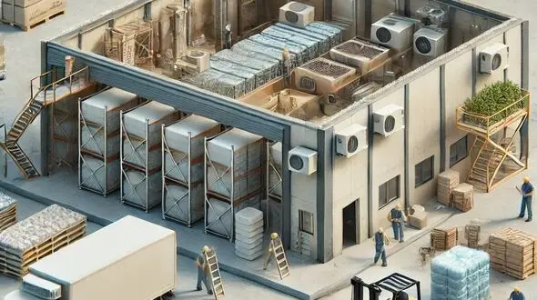مراحل ساخت سردخانه با بودجه کم: راهنمای جامع برای کاهش هزینه‌ها