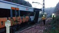 خروج قطار از روی ریل حادثه آفرید+عکس