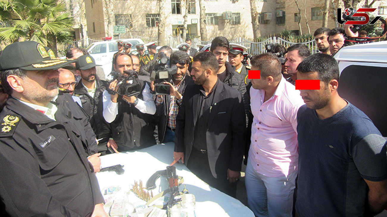 گفتگوی تصویری با سارقان خودروی بانک پاسارگاد در پلیس آگاهی تهران+فیلم لحظه دستگیری و گفتگو (عکس)