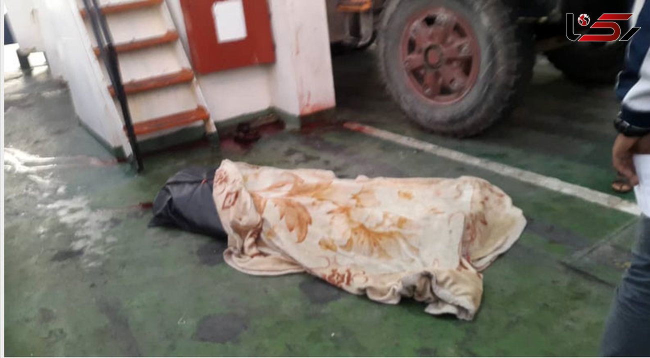 عکس جسد مرد بدشانس در جزیره قشم / تریلی بدون راننده فاجعه آفرید