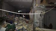 تخریب کامل ساختمان مسکونی در اثر نشتی گاز در کردستان