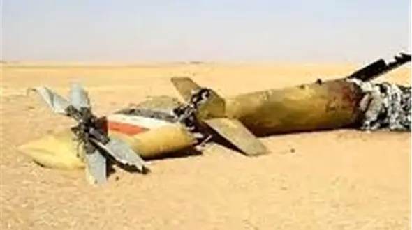 فیلم لحظه سقوط هلی کوپتر عراقی از نمای نزدیک ! / 5 نفر کشته شدند