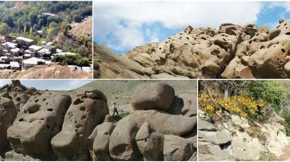 با روستای وردیج بیشتر آشنا شوید / صورتک های سنگی در غربی ترین نقطه شهر تهران +فیلم