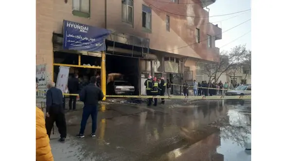 انفجار پژو ۴۰۵ در کرمانشاه ۴ مصدوم برجای گذاشت 