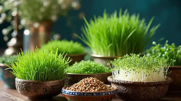 آموزش 3 مدل سبزه متفاوت برای هفت سین امسال 