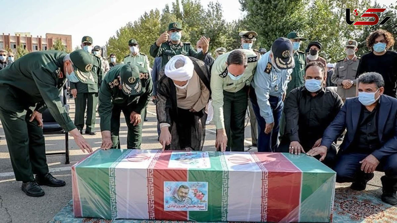 برگزاری مراسم خاکسپاری مرحوم فیروزآبادی با حضور سرلشکر باقری
