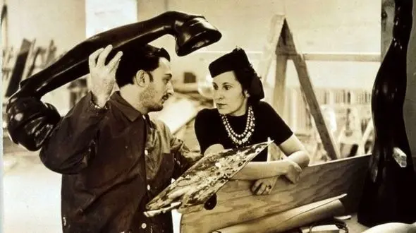 همسر نقاش معروف سوژه شد +تصاویر