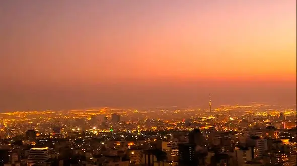 از غروب زیبای تهران تا بندر خمیر هرمزگان