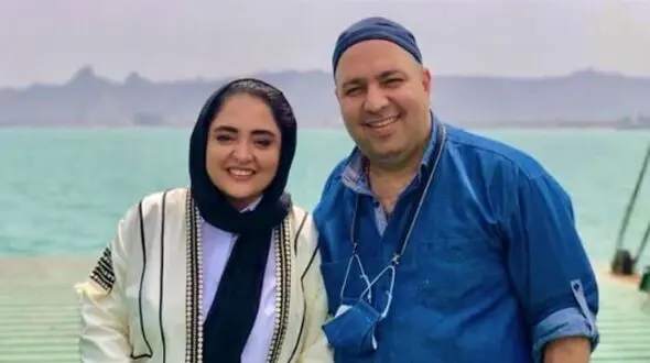 فیلم/ علی اوجی: رفته بودیم مسافرت نرگس محمدی حلقه ازدواجشو جاگذاشت داخل توالت هتل بعد آدم فرستادیم پیدا کنه و 4 ساله یک چایی به ما نداده
