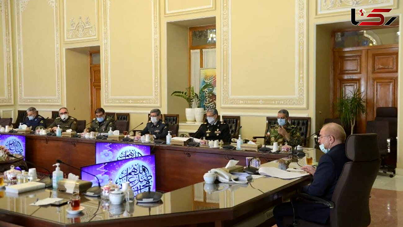 فرمانده کل ارتش با رییس مجلس شورای اسلامی دیدار کرد