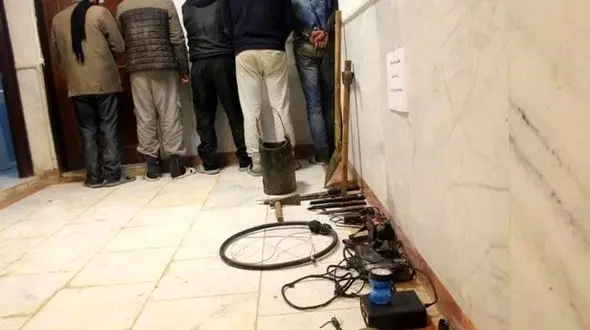 عاملان حفاری غیرمجاز در الموت دستگیر شدند 